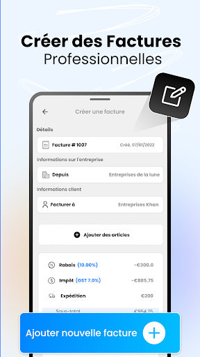 Aperçu de l'application