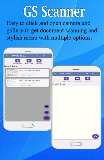GS Scanner Indian PDF Maker Screen 2