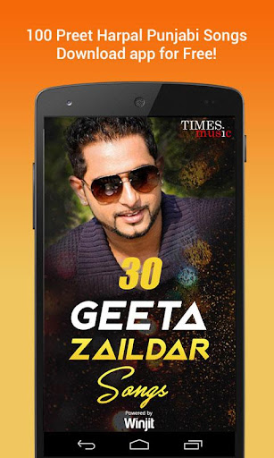 Android application 30 Geeta Zaildar Punjabi Songs screenshort