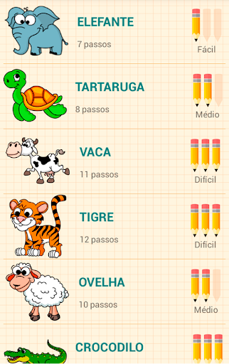 Visualização do aplicativo