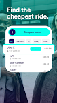 screenshot of Compare rideshares & taxis