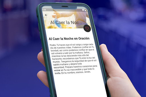 Oración al finalizar el Día Screen 3