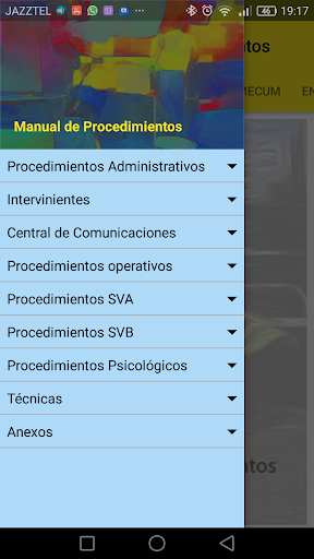 Android application Manual de Procedimientos screenshort