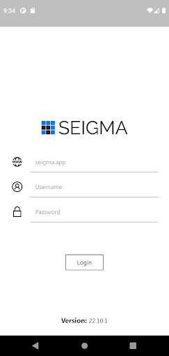 Android application SEIGMA screenshort