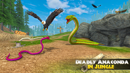 Android application Anaconda Snake Jungle RPG Sim screenshort