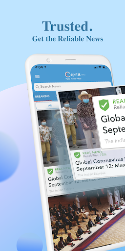 Android application Oigetit Fake News Filter screenshort