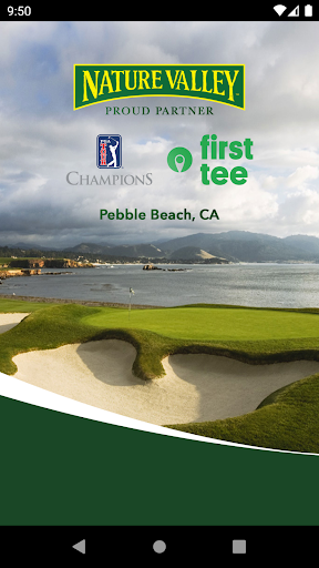 Android application Nature Valley Pebble Beach screenshort