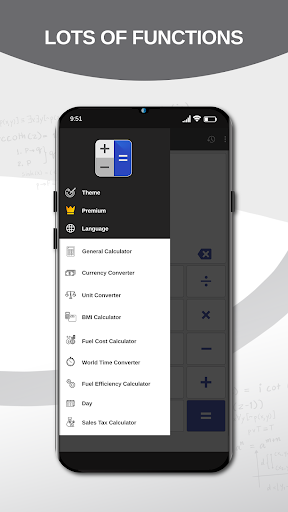 Android application Calculator - BMI & Converter screenshort