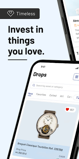 Android application Timeless Investments screenshort