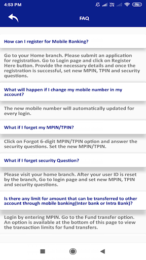 CRGB Mobile Banking Screen 2