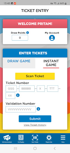 DE Lottery Players Club Screen 3