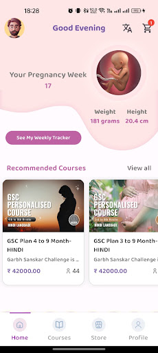Garbh Sanskar Challenge Screen 3