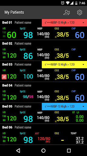 Mindray Mobile Viewer Screen 2