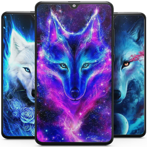 Galaxy Wolf Wallpaper Descarga en Windows