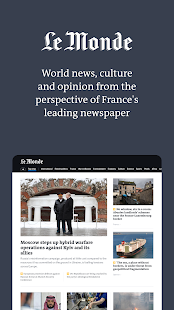 Le Monde, Live News Schermata