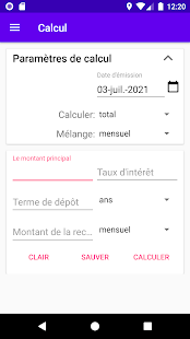 Aperçu de l'application