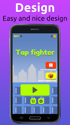Run and hit ninja game one tap - Screenshot 1