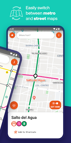 Mexico City Metro Map & Routeのおすすめ画像2