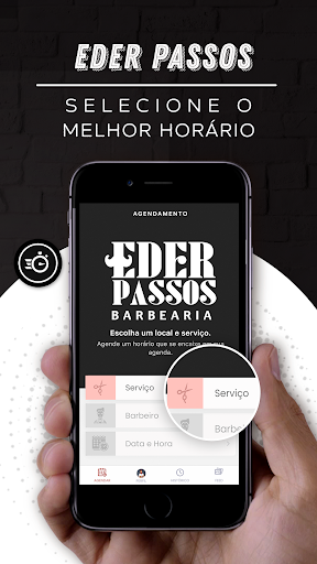 Android application Eder Passos Barbearia screenshort