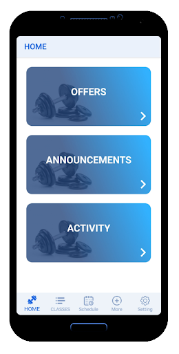 Android application MasterFit screenshort
