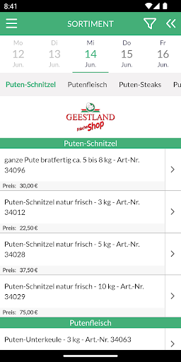 Geestland-Shop Screen 2