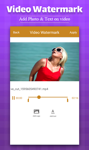 Video Watermark - Add Text, Ph Screen 2