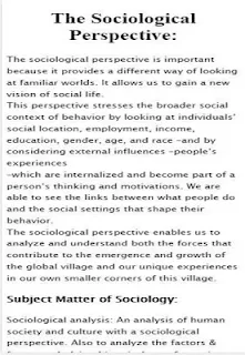 Sociology