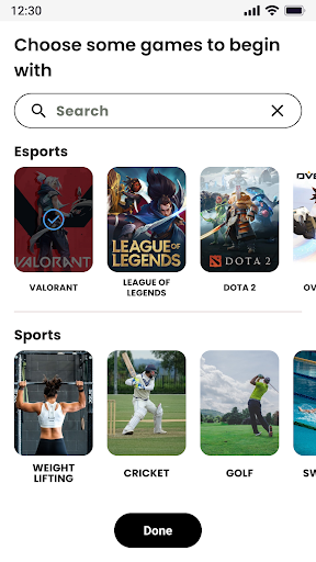 PLYRS Screen 2
