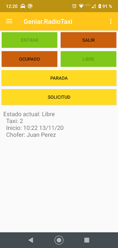 Conductores RadioTaxi Rcia Screen 2