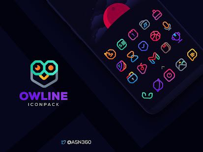 Owline Icon pack v2.1 APK Patched