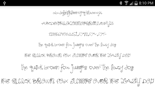 Fonts for FlipFont 50 Hearts For PC installation