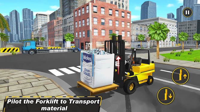 #4. Construction Vehicles & Trucks (Android) By: Fried Chicken Games
