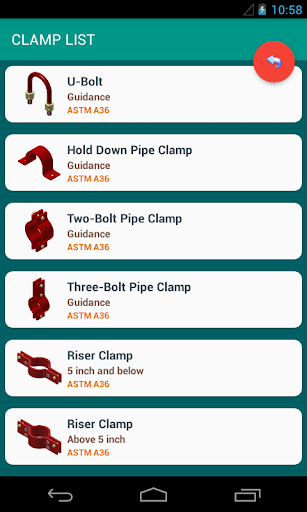 Pipe and Fitting Screen 2