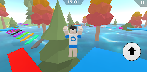 Escape from flood parkour