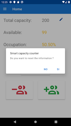 Smart capacity counter Screen 3