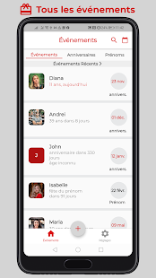Aperçu de l'application
