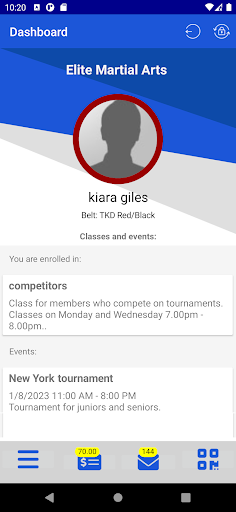 Elite Martial Arts Screen 2