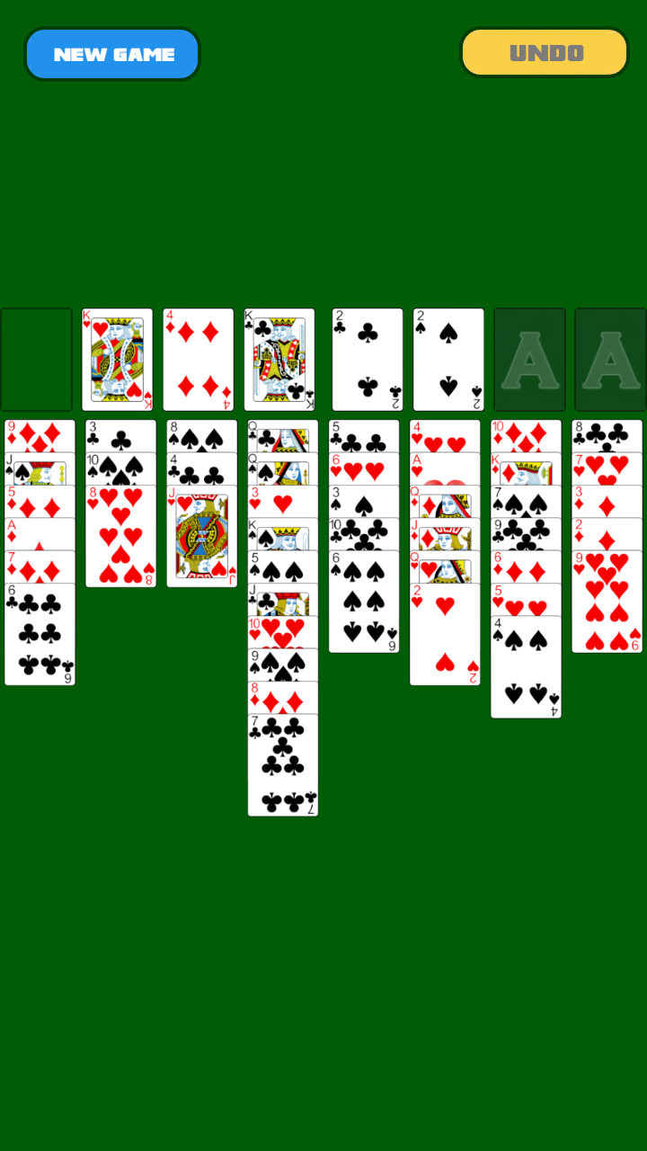 Android application FreeCell screenshort