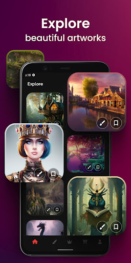 Idealize : AI Art Generator Screen 2