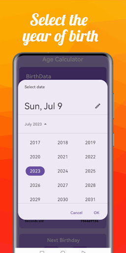 Age Calculator Screen 3