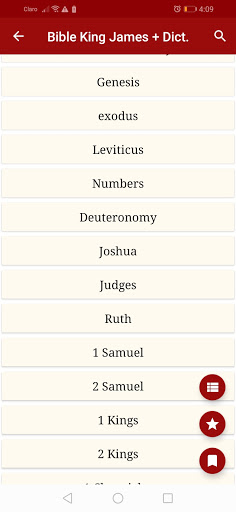 Android application Bible KJV And Dictionary screenshort