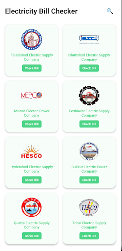 Electricity Bill Checker App