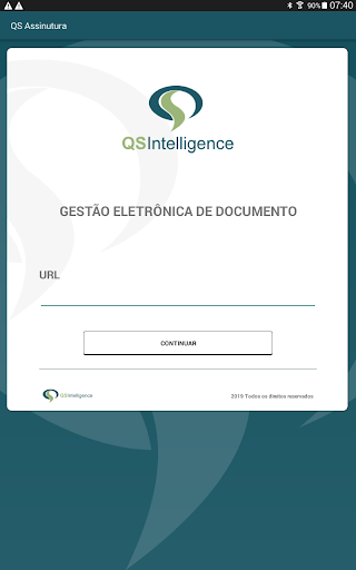 Android application QS Assinatura screenshort