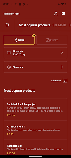 Indian Fast Food Screen 3