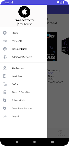 Live Payments Driver Card Screen 3