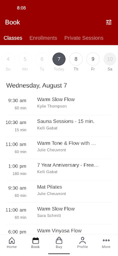 Wildfire Yoga Screen 2