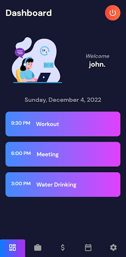 Android application My Assistant screenshort