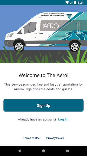 Android application The Aero screenshort