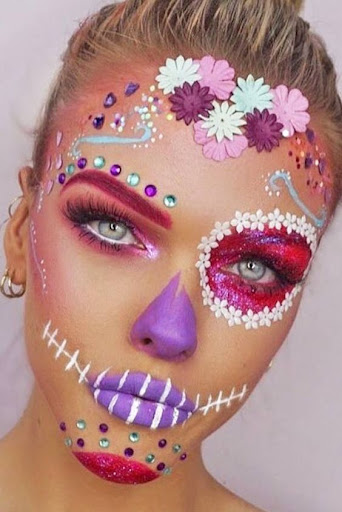 Android application Halloween Makeup Ideas screenshort