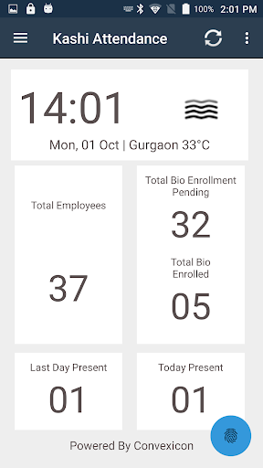 Android application Kashi Attendance screenshort